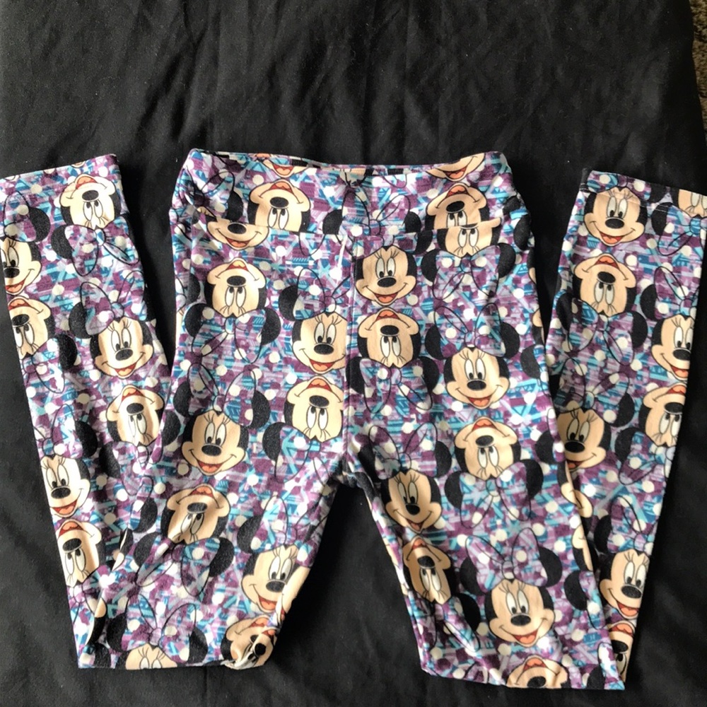 Gently used  LuLaRoe Disney  kids leggings